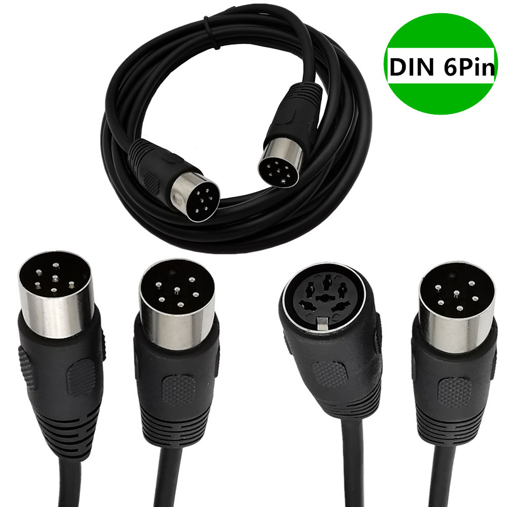 Audio Music Interface - オス-オスプラグ延長ケーブル,オーディオアダプター,デジタルオーディオデバイス用,6ピン,0.5m, 1.5m, 3m