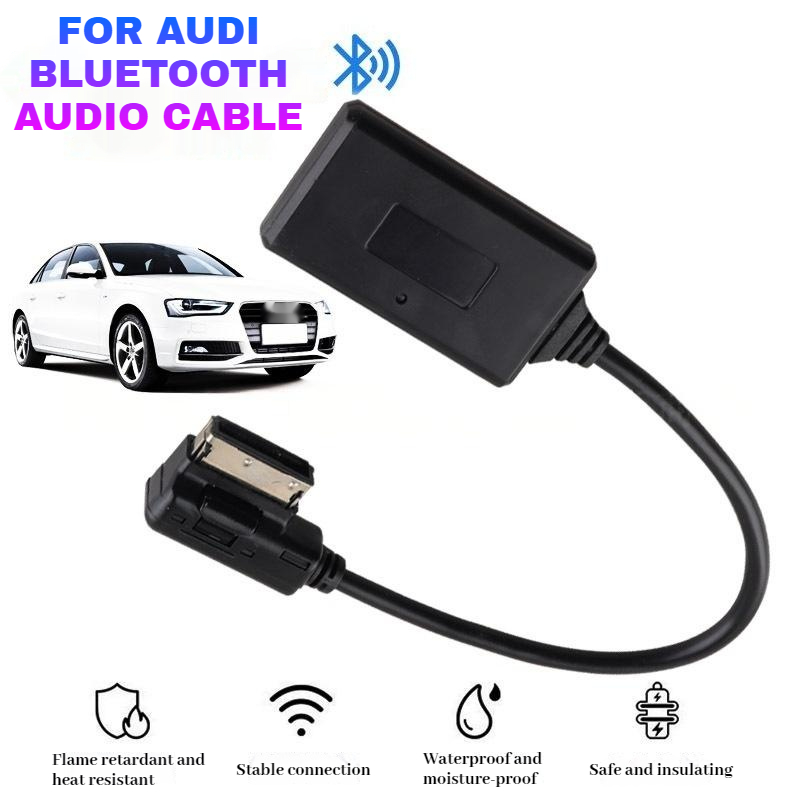 Audio Music Interface - MMI Bluetoothオーディオ5.0 AUXミュージックHDメディアプレーヤー用AUX to Bluetooth変換アダプター（アウディ、VW、AMI、MMI、MDIミュージックインターフェース対応）