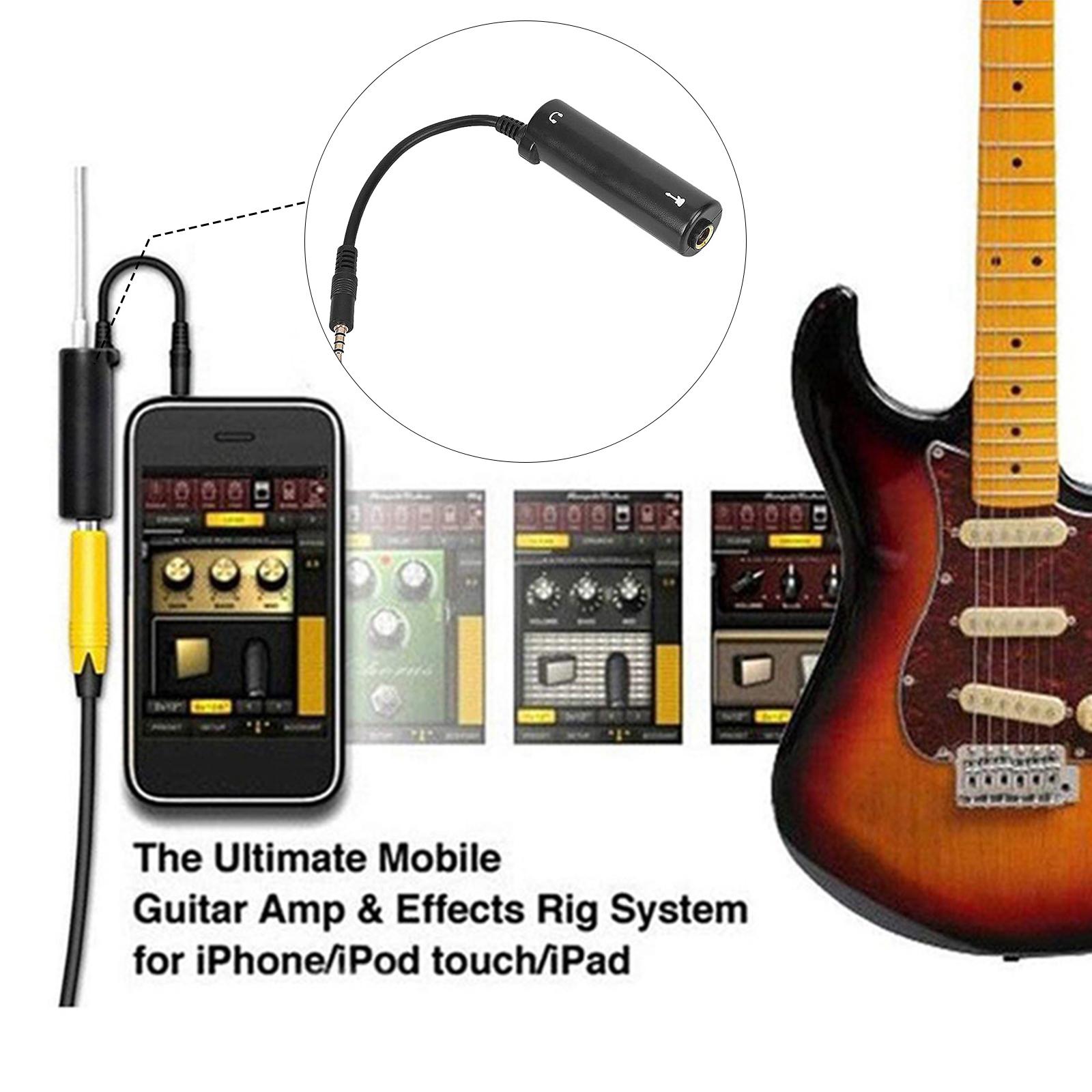 Audio Music Interface - ギターインターフェースコンバーター、楽器、ギターパーツ、オーディオ機器、デバイス、携帯電話、PC、ステージパフォーマンス用交換品