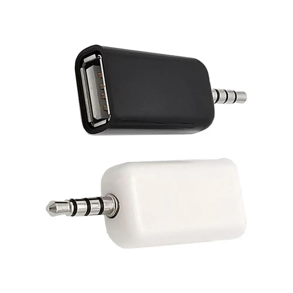 Audio Music Only - AUX - 3.5mmオーディオアダプター - USB Aメス