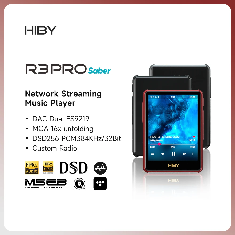 Audio Music Web - Hiby R3 Pro Saber 2022 ネットワークストリーミング音楽プレーヤー