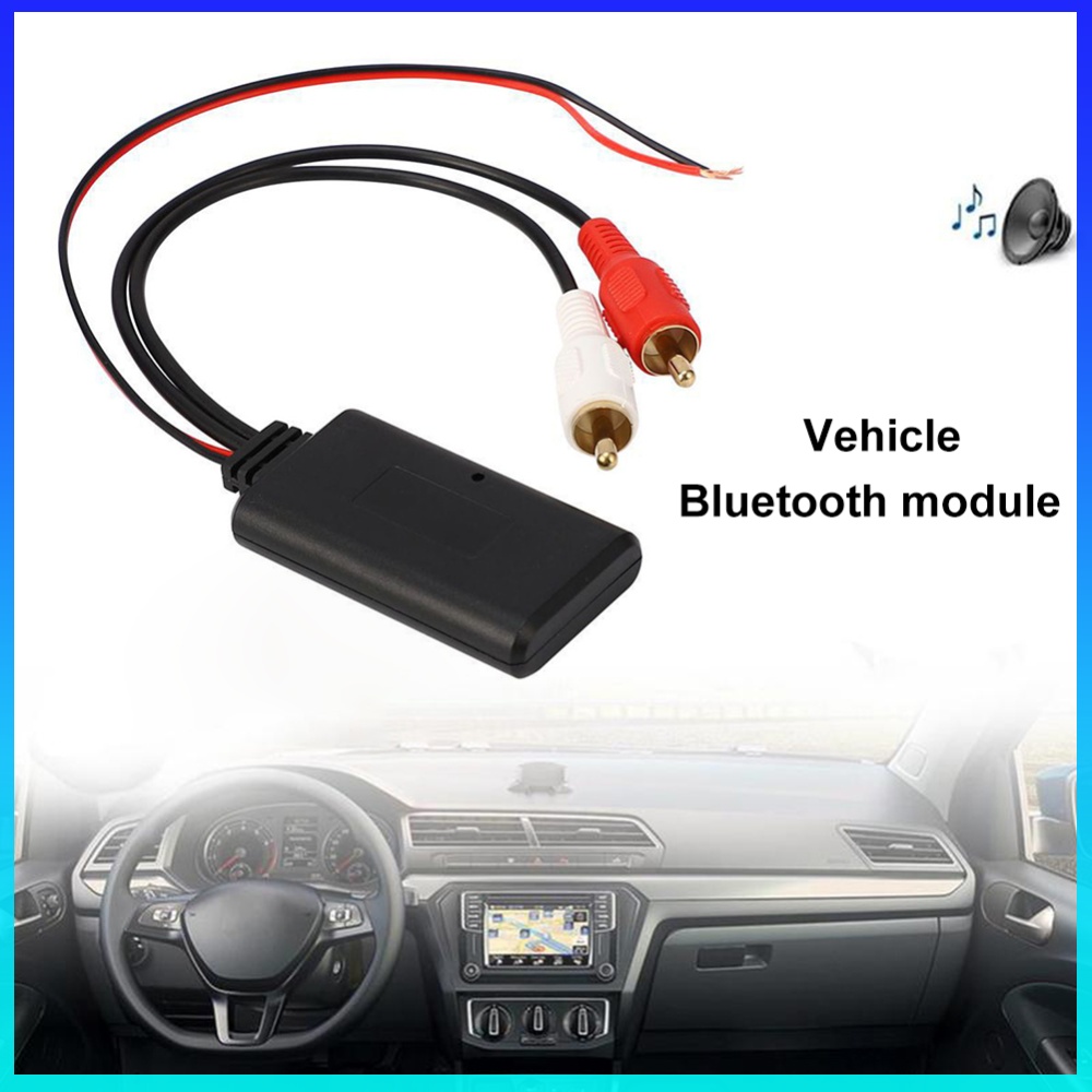 Audio Music Interface - Bluetooth 対応モジュール Aux アダプター 2RCA インターフェースを備えた車両用音楽オーディオステレオレシーバー