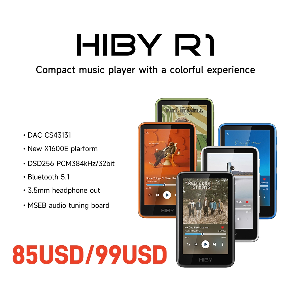 HiBy R1 HiFi オーディオ ミュージックプレーヤー - Audio Music Web のレビューと価格