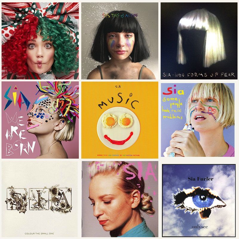 Sia コンプリート9CDミュージックアルバムコレクション  - Audio Music Only のレビューと価格