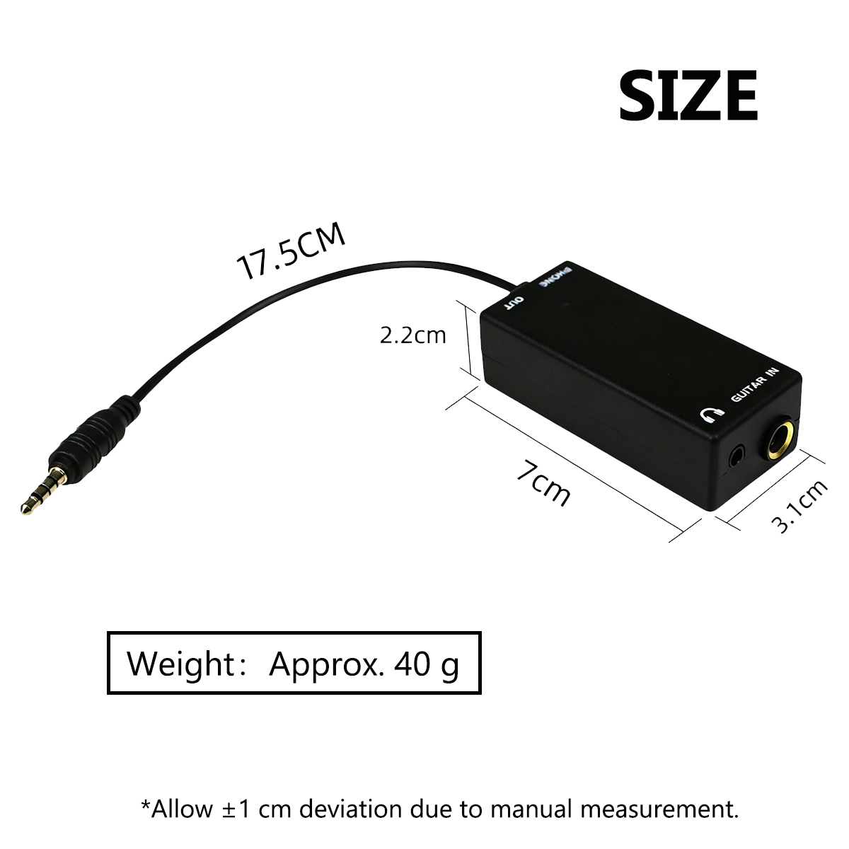 Miwayer 1PC ポータブルギターオーディオインターフ - Audio Music Interface のレビューと価格