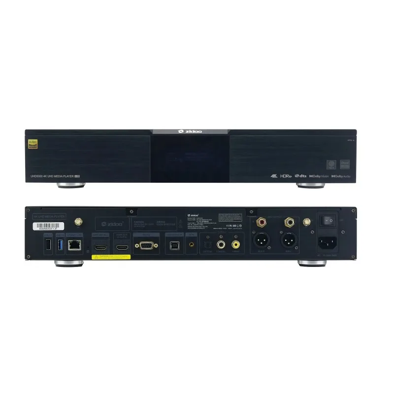 ZIDOO UHD5000 4K HDR ドルビービジョン  - Audiovision Music Player のレビューと価格