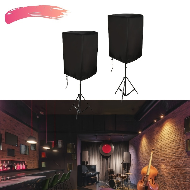 2個入りスピーカーカバー、家庭用屋外オーディオ保護に最適、音 - Audio Music Only のレビューと価格