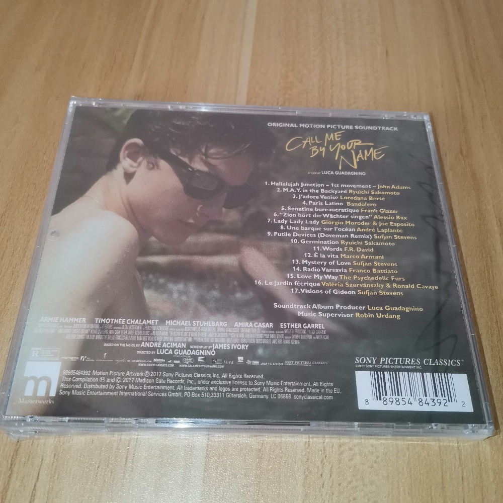 Call Me by Your Name サウンドトラック  - Audio Music Name のレビューと価格