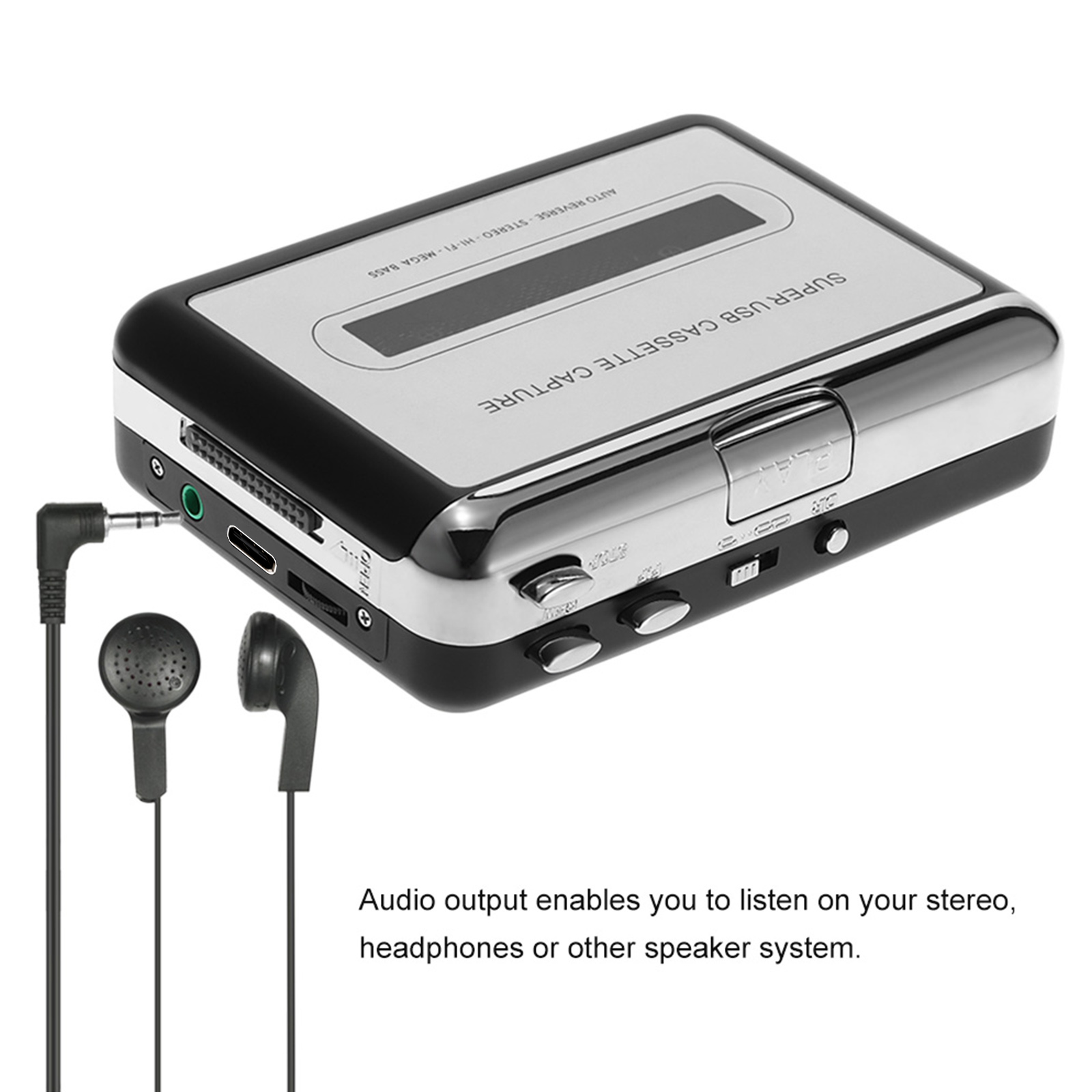 イヤホンTape-to-MP3へのUSBカセットキャプチャ, - Audio Music Converter To Mp3 のレビューと価格