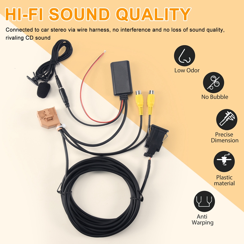 Bluetooth補助ケーブルアダプター,音楽オーディオマイ - Audio Music Only のレビューと価格
